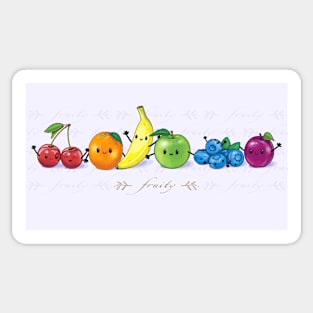 Fruity Rainbow of Fruit Sticker